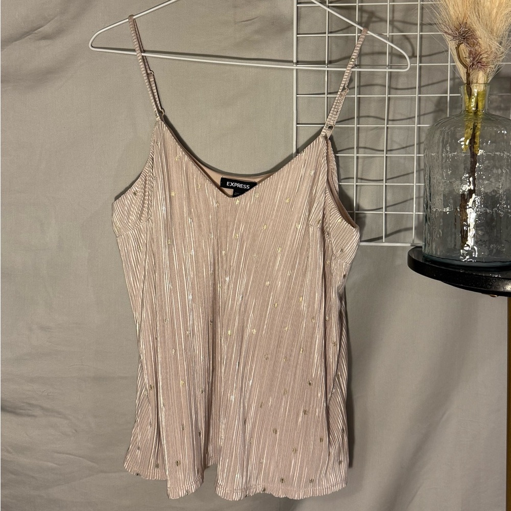 Express champagne flowy tank